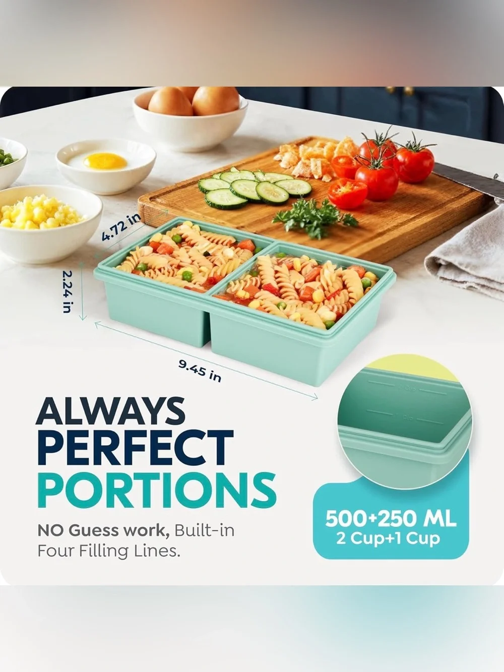 🇺🇸Firm Price🇺🇸NWOT 2 Silicone Soup Freezer Molds with Lids